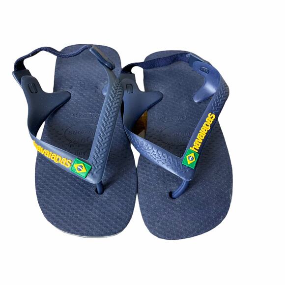 Havaianas Brazil Logo Flip Flops - Picture 1 of 4